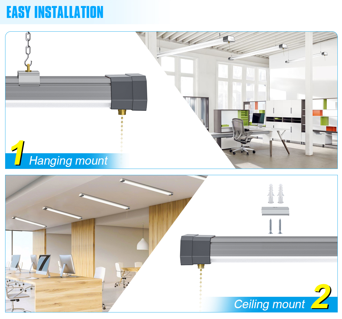 Linkable LED Shop Light