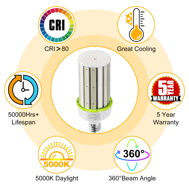 Ngtlight® 100W LED Corn Bulb Light E39 Base 14000Lm 3000~6500K Replace 250W MH/HPS/HID/CFL
