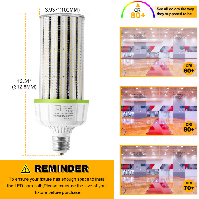 Ngtlight® 120W LED Corn Bulb Light E39 Base 16800Lm 3000~6500K Replace 400W MH/HPS/HID/CFL