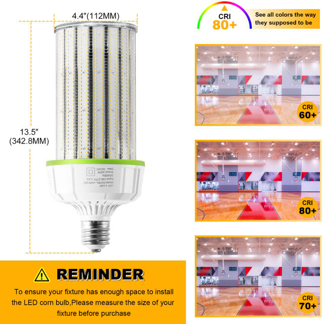 Ngtlight® 160W LED Corn Bulb Light E39 Base 22400Lm 3000~6500K Replace 400W MH/HPS/HID/CFL