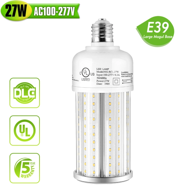 Ngtlight® 27W Die Casting LED Corn Light E26 Base 3800Lm 3000~6500K Replace 80W MH/HPS/HID/CFL