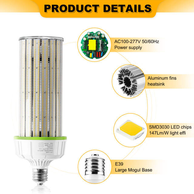 Ngtlight® 300W LED Corn Bulb Light E39 Base 42000Lm 3000~6500K Replace 1500W MH/HPS/HID/CFL