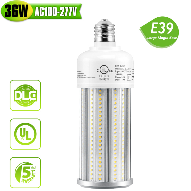 Ngtlight® 36W Die Casting LED Corn Light E26 Base 3800Lm 3000~6500K Replace 80W MH/HPS/HID/CFL