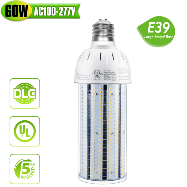 Ngtlight® 60W LED Corn Bulb Light E26 Base 8400Lm 3000~6500K Replace 150W MH/HPS/HID/CFL