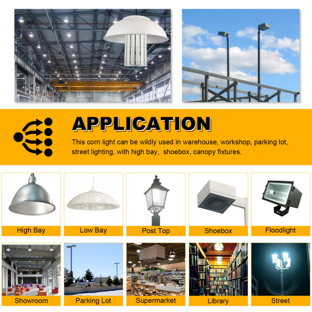 Ngtlight® 60W LED Corn Bulb Light E26 Base 8400Lm 3000~6500K Replace 150W MH/HPS/HID/CFL
