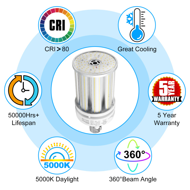Ngtlight® 100W Die Casting LED Corn Light E39 Base 14000Lm 3000~6500K Replace 250W MH/HPS/HID/CFL