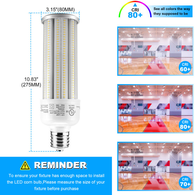 Ngtlight® 45W Die Casting LED Corn Light E39 Base 6350Lm 3000~6500K Replace 125W MH/HPS/HID/CFL