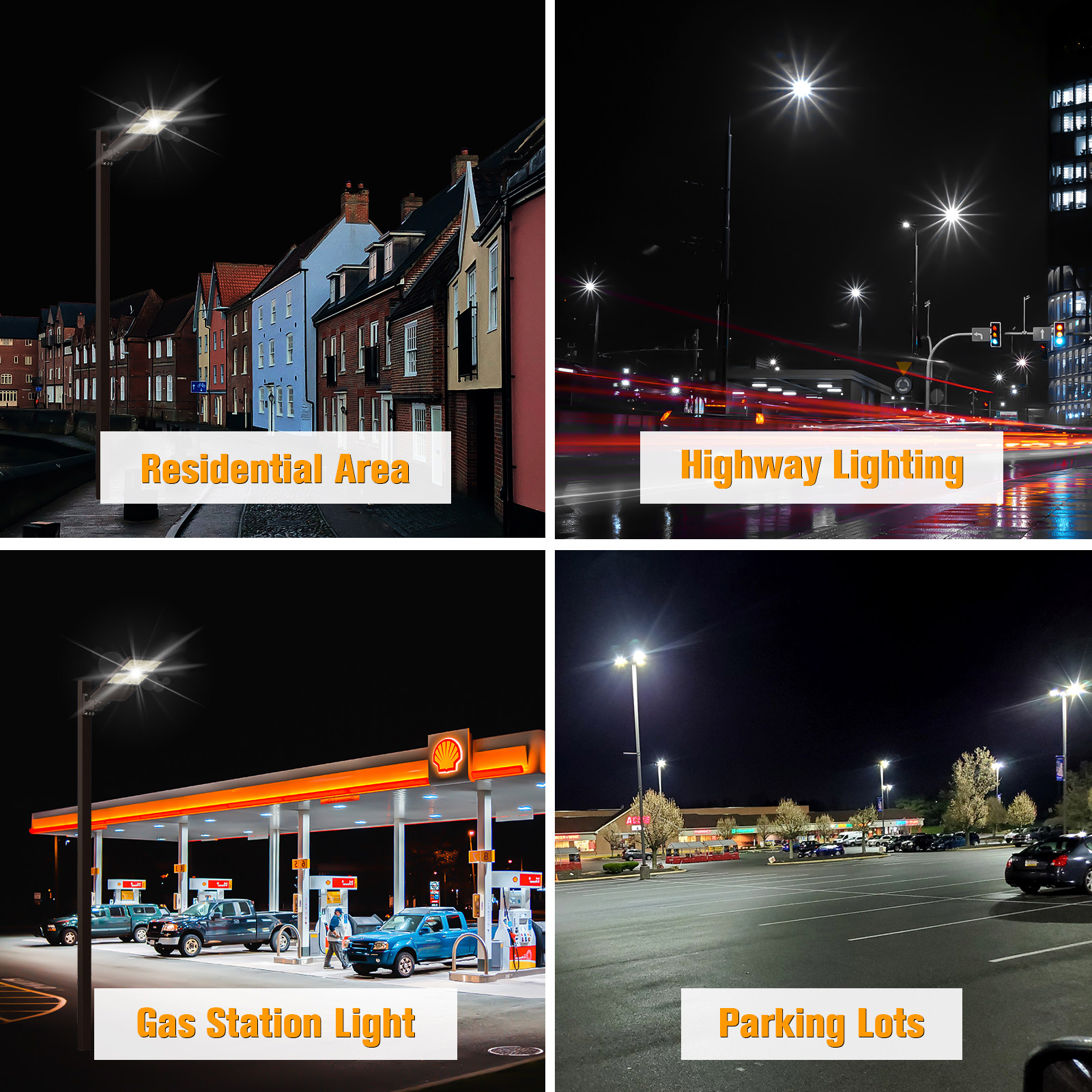 200W LED Parking Lot Light | Free Shipping from USA/CA | 5 Years