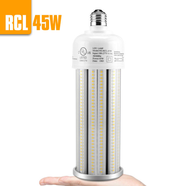 Ngtlight® 45W Die Casting LED Corn Light E39 Base 6350Lm 3000~6500K Replace 125W MH/HPS/HID/CFL