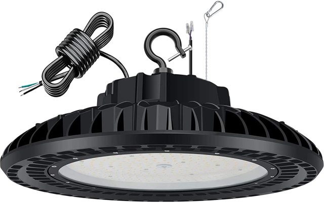 Ngtlight® 300W LED High Bay Light 48000LM (1500W HID/HPS Equiv)5000K Dimmable IP65 Commercial Warehouse Lighting Fixture