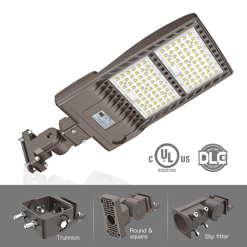 200W LED Parking Lot Lights- LEDMO 5000K LED Street Lights Shoebox Pole Lig  通販