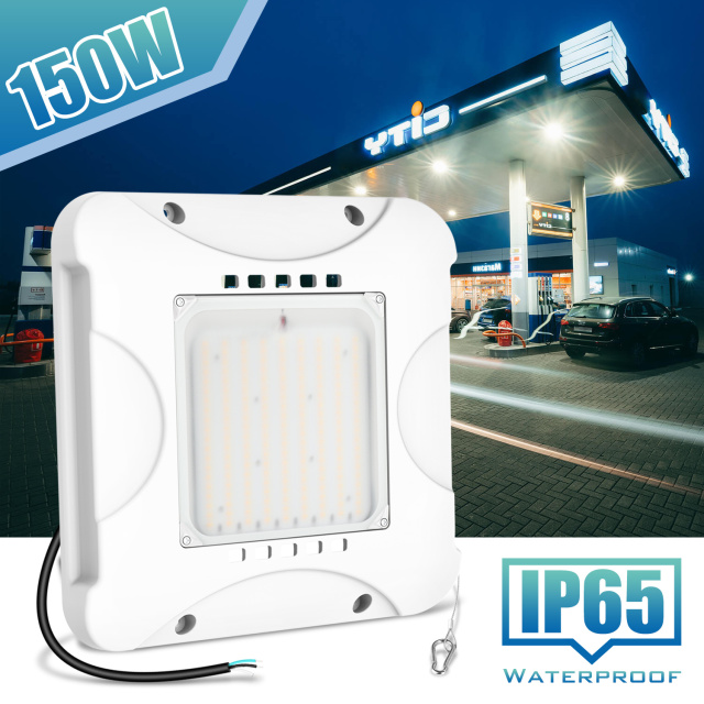 Ngtlight® 150W LED Canopy Light UL DLC Certified CCT Wattage Adjustable IP65