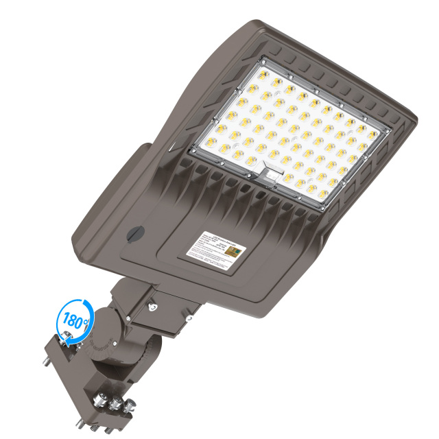 Ngtlight® 200W LED Parking Lot Light Built-in Photocell UL DLC 5000K IP65 Outdoor Commercial Street Area Lighting