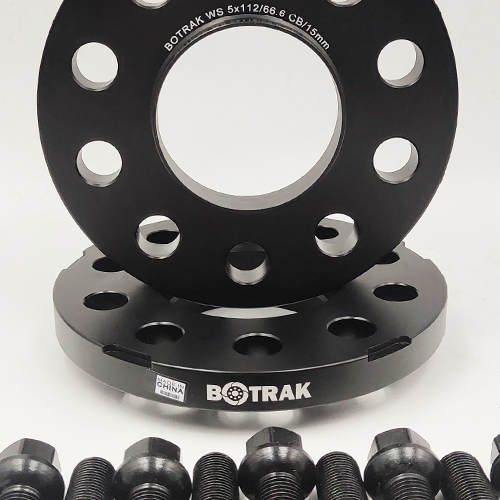 BOTRAK WS 10mm 10.5mm 12mm 12.5mm 15mm 17.5mm 20mm 25mm 5x112 wheel spacers 66.6mm bore fit audi mercedes benz