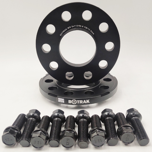 BOTRAK WS 10mm 10.5mm 12mm 12.5mm 15mm 17.5mm 20mm 25mm 5x112 wheel spacers 66.6mm bore fit audi mercedes benz