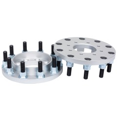 BOTRAK 8 lug to 10 lug 8x6.5 to 22.5" 24.5" forged aluminum semi wheel adapters fit F250 F350
