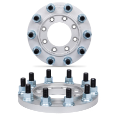 BOTRAK 8 lug to 10 lug 8x170 to 22.5" 24.5" forged aluminum semi wheel adapters fit F250 F350