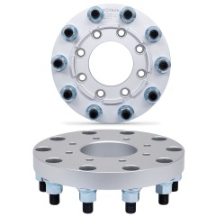 BOTRAK 8 to 10 lug 8x180 to 10x285 Wheel Spacer Adapter for GMC Sierra 2500HD Chevrolet Silverado 2500 Semi Truck Rims 22.5" 24.5"
