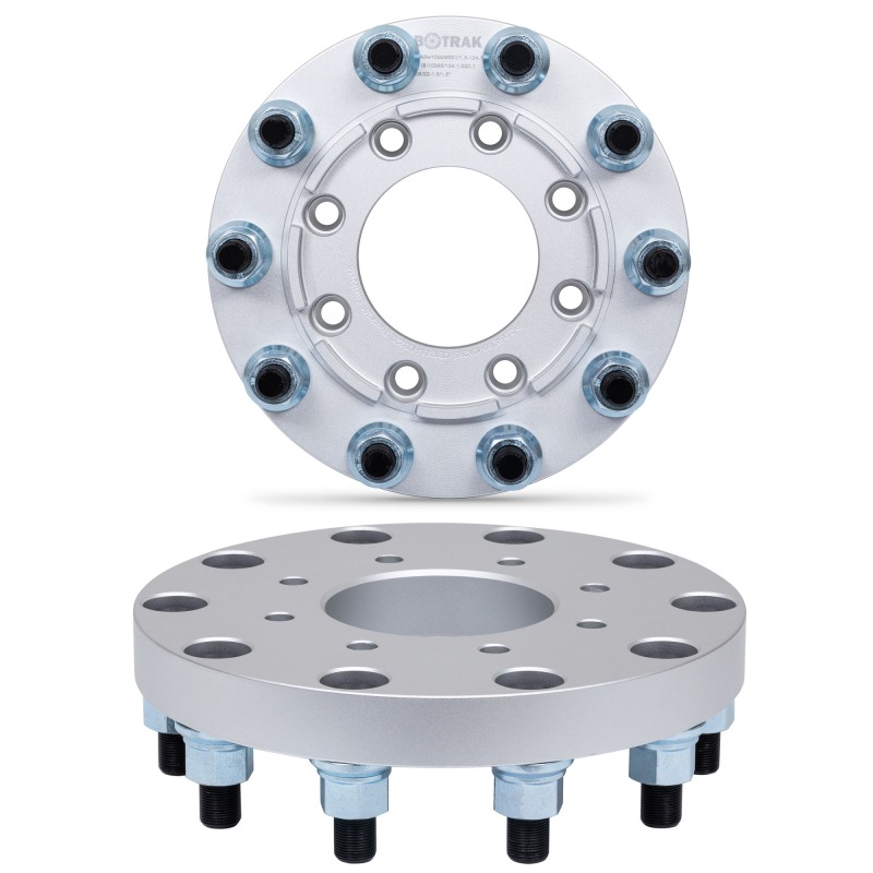 BOTRAK 8 to 10 lug 8x180 to 10x285 Wheel Spacer Adapter for GMC Sierra 2500HD Chevrolet Silverado 2500 Semi Truck Rims 22.5" 24.5"