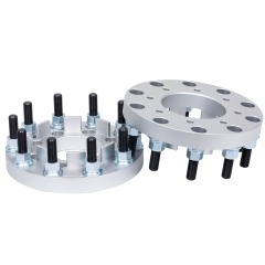 BOTRAK 8 to 10 Lug 8x200 to 10x285 22.5" 24.5" Dually Semi Wheel Adapters Spacers for ford F350 F450 Super Duty 4x4