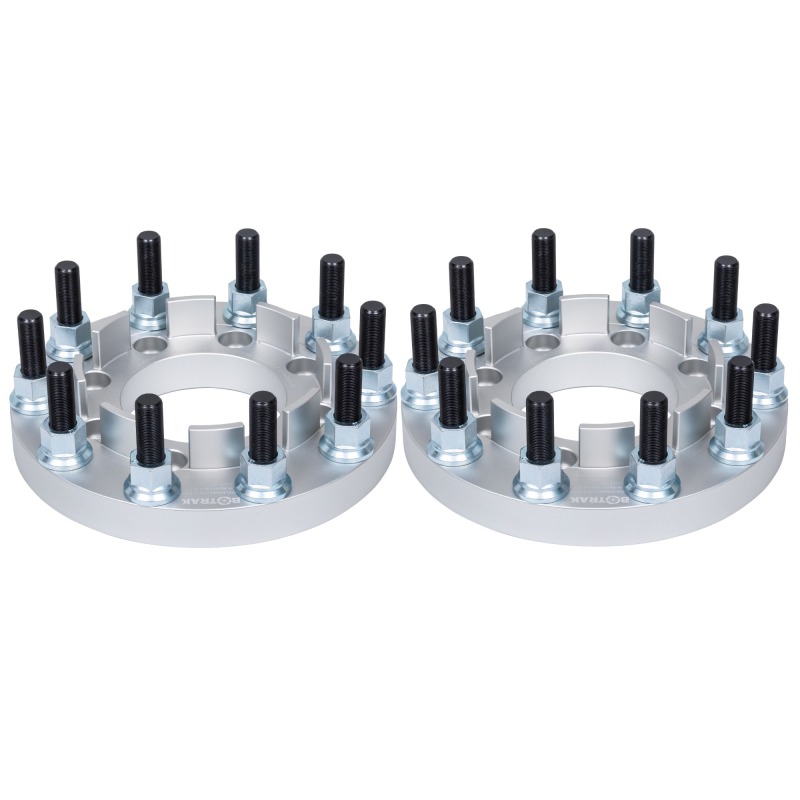 BOTRAK 8 to 10 Lug 8x200 to 10x285 22.5" 24.5" Dually Semi Wheel Adapters Spacers for ford F350 F450 Super Duty 4x4
