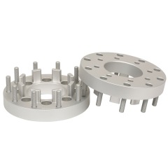 BOTRAK 8 Lug to 10 Lug 8x6.5 to 10x225 Dual Wheel Adapters for Chevrolet R2500 Suburban Silverado 3500 Classic GMC Sierra