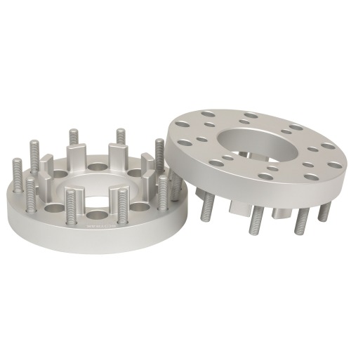 BOTRAK 8 Lug to 10 Lug 8x6.5 to 10x225 Dual Wheel Adapters for Chevrolet R2500 Suburban Silverado 3500 Classic GMC Sierra