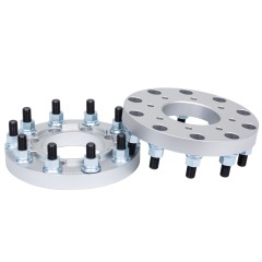 BOTRAK 8 to 10 Lug Forged T6 6061 8x210 to 10x285 Semi Truck Wheel Spacers Adapters for gmc sierra chevrolet 3500 Heavy Duty