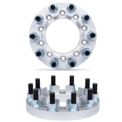 BOTRAK 10 Lug 10x225 to 10x285 22.5" 24.5" Forged Aluminum Wheel Spacer Adapter for ford F450 F550 ram 4500 5500 Dually