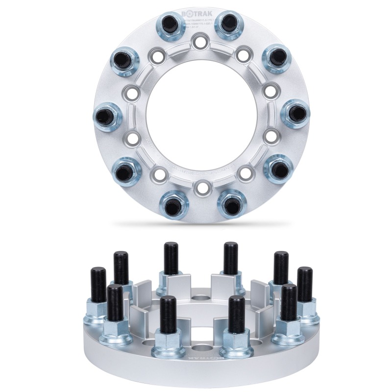 BOTRAK 10 Lug 10x225 to 10x285 22.5" 24.5" Forged Aluminum Wheel Spacer Adapter for ford F450 F550 ram 4500 5500 Dually