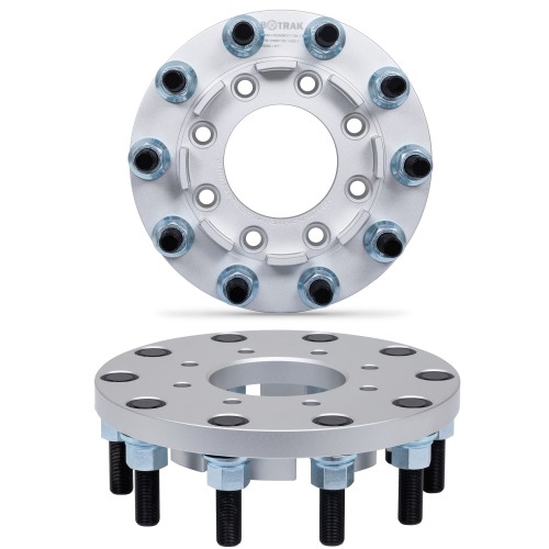 BOTRAK 8 lug to 10 lug 8x180 to 10x285 alloy dually wheel adapters spacers for chevy silverado gmc 2500 3500