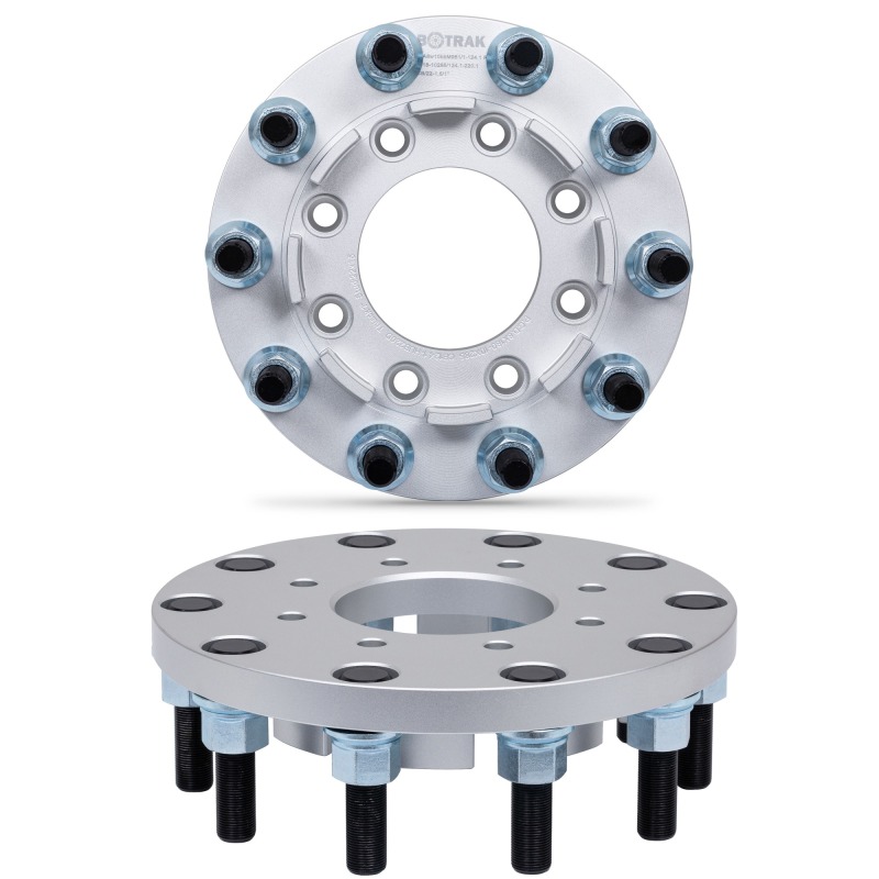 BOTRAK 8 lug to 10 lug 8x180 to 10x285 alloy dually wheel adapters spacers for chevy silverado gmc 2500 3500