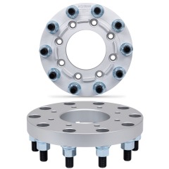 BOTRAK 8 to 10 lug 8x200 to 10x285 Aluminum Wheel Spacer Adapter for ram 3500 4000 ford F450 F350 Single Wheel