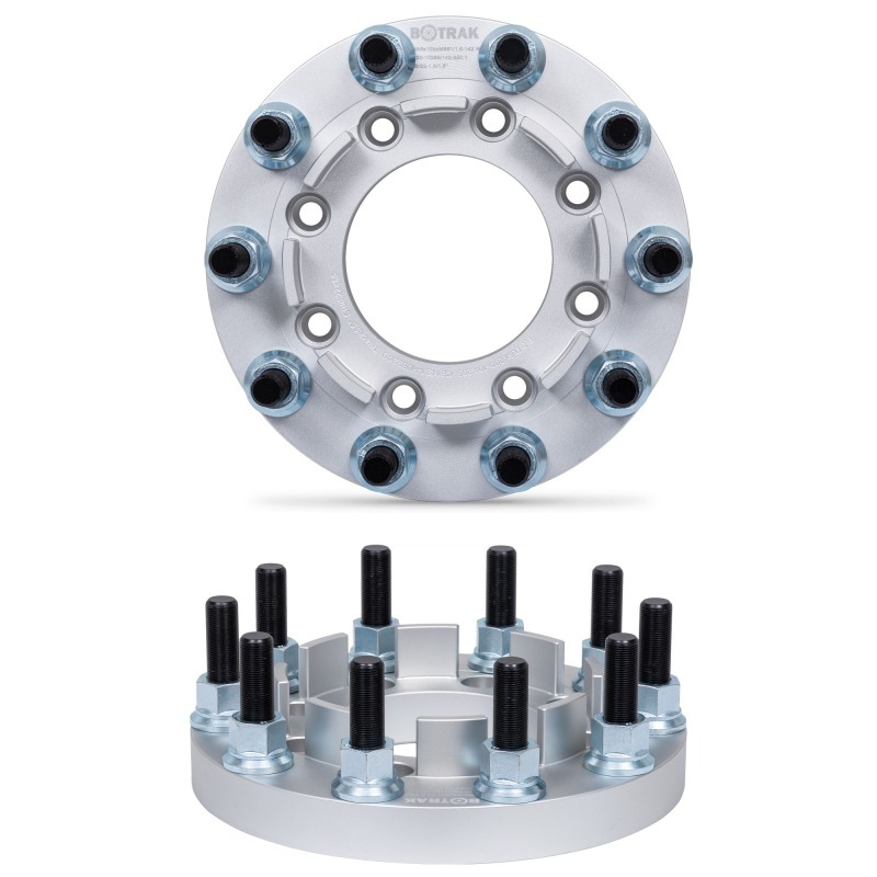 BOTRAK 8 to 10 Lug 8x200 to 10x285 22.5" 24.5" Dually Semi Wheel Adapters Spacers for ford F350 F450 Super Duty 4x4