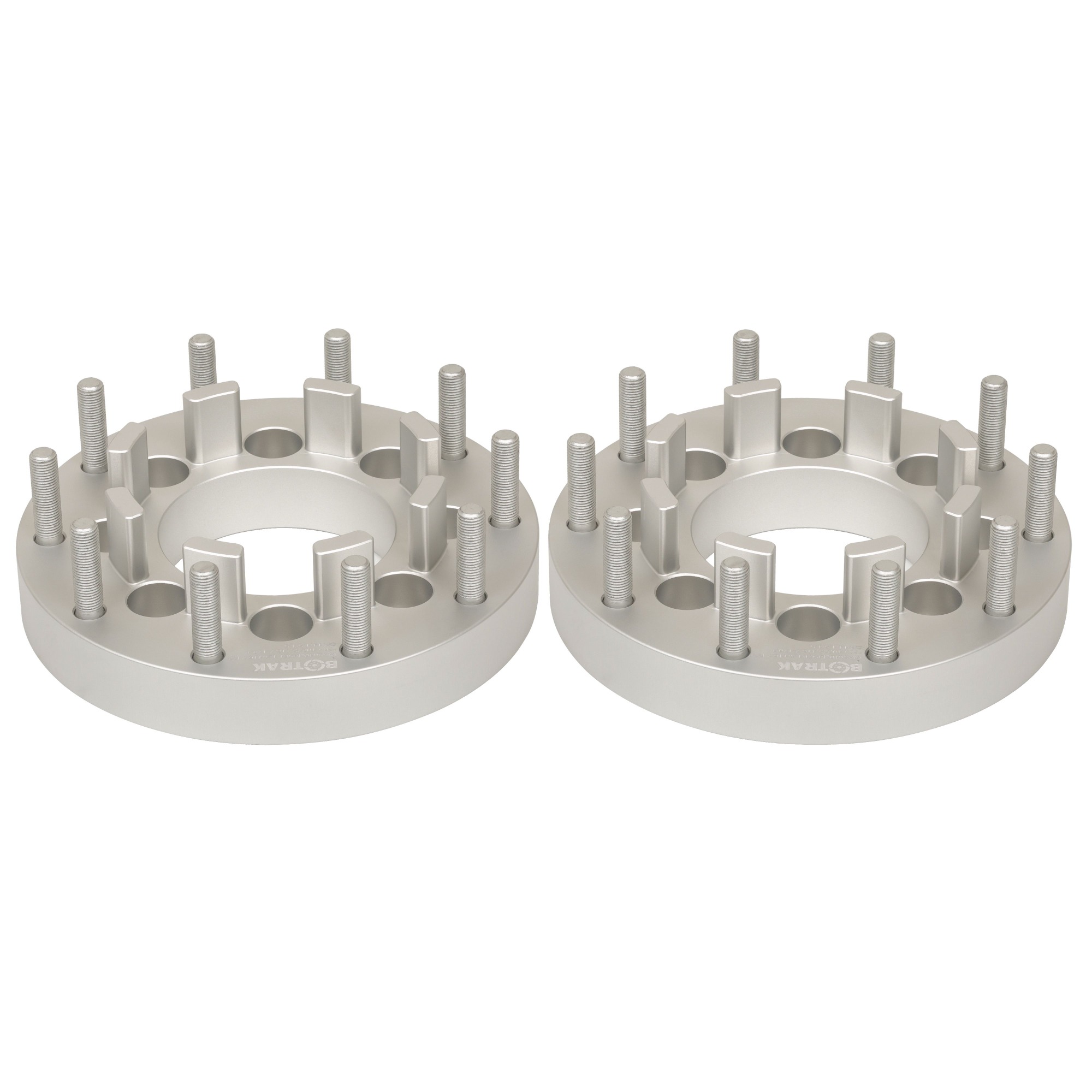 BOTRAK 8 Lug to 10 Lug 8x6.5 to 10x225 Dual Wheel Adapters for Chevrolet R2500 Suburban Silverado 3500 Classic GMC Sierra