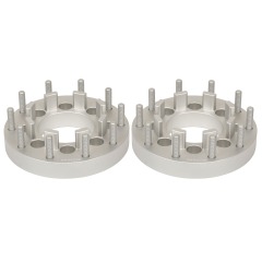 BOTRAK 8 Lug to 10 Lug 8x6.5 to 10x225 Dual Wheel Adapters for Chevrolet R2500 Suburban Silverado 3500 Classic GMC Sierra