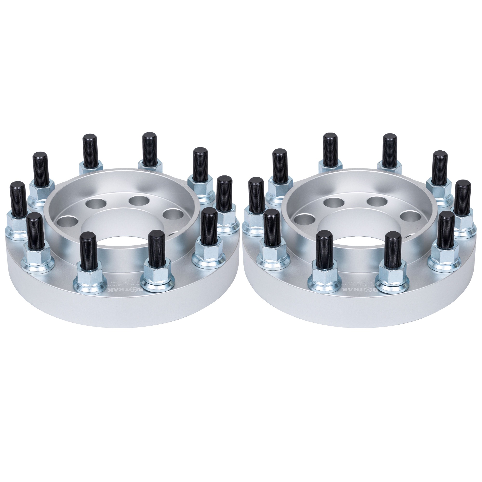 BOTRAK 8 to 10 lug Wheel Spacers Adapters 8x6.5 to 10x285 for Dodge Ram 2500 3500 Van Dually Rear Wheels 22.5" 24.5"