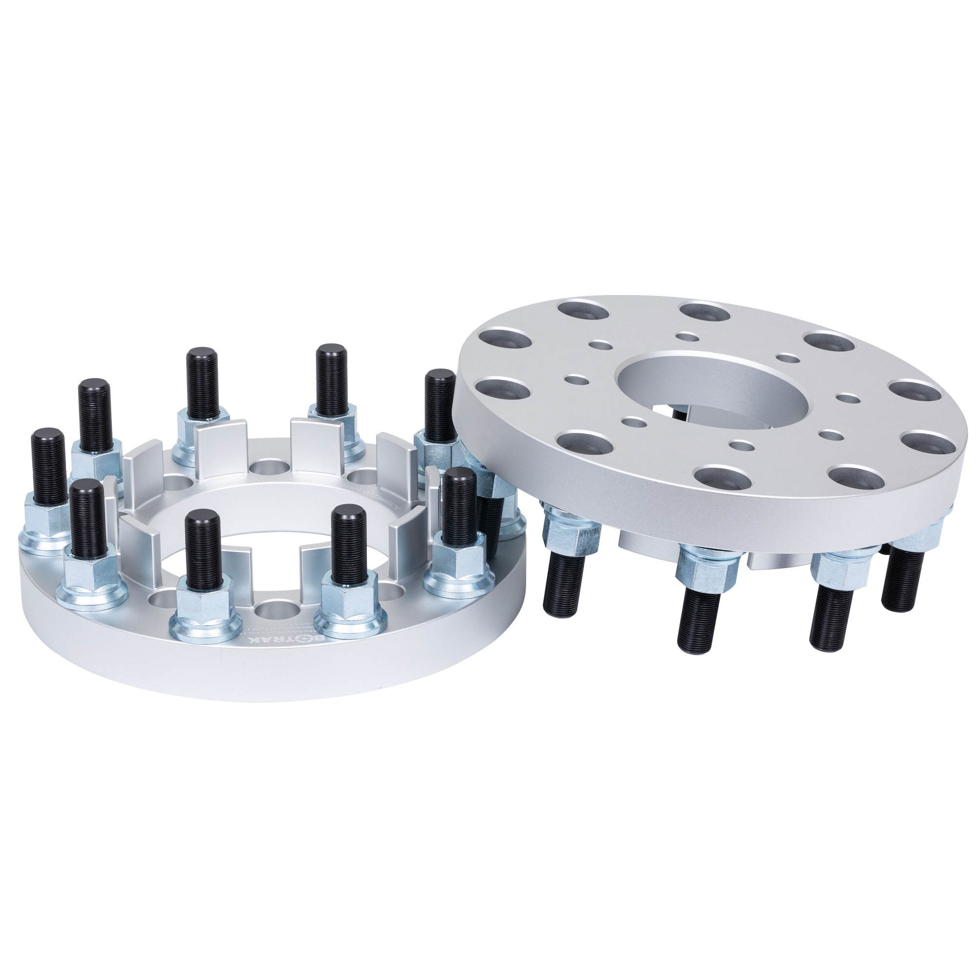 BOTRAK 10 Lug 10x225 to 10x285 22.5" 24.5" Forged Aluminum Wheel Spacer Adapter for ford F450 F550 ram 4500 5500 Dually