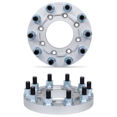 BOTRAK 8 to 10 lug 8x200 to 10x285 Aluminum Wheel Spacer Adapter for ram 3500 4000 ford F450 F350 Single Wheel