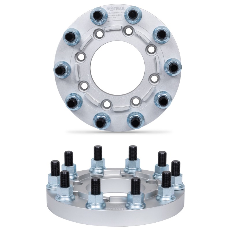 BOTRAK 8 to 10 lug 8x200 to 10x285 Aluminum Wheel Spacer Adapter for ram 3500 4000 ford F450 F350 Single Wheel