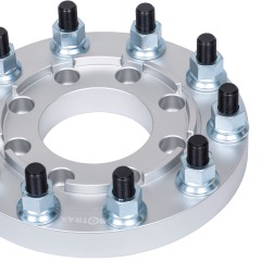 BOTRAK 8 to 10 lug 8x180 to 10x285 Wheel Spacer Adapter for GMC Sierra 2500HD Chevrolet Silverado 2500 Semi Truck Rims 22.5" 24.5"