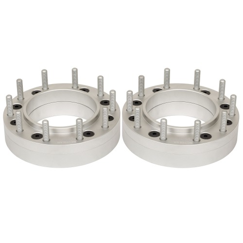 BOTRAK DWA 8 to 10 lug 2.25" 8x210 to 10x225 Semi Truck Wheel Adapter Spacer for Chevy Silverado 3500 HD GMC Sierra