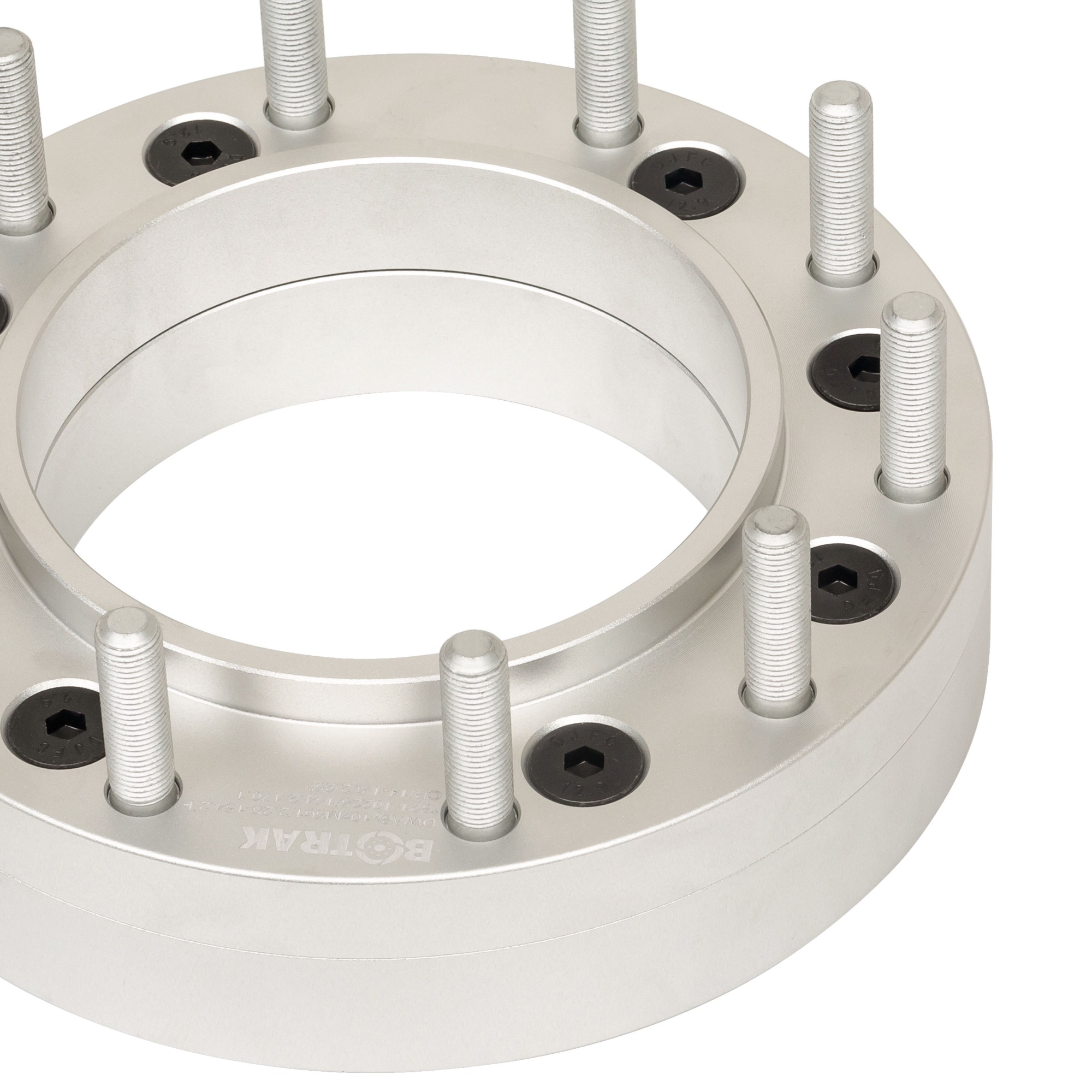 BOTRAK DWA 2.25" 8x210 to 10x225 Aluminum Dually Wheel Adapters Spacers for gmc Sierra 3500HD chevy Silverado 3500