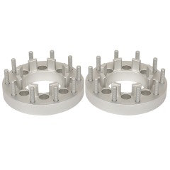 BOTRAK 8 Lug to 10 Lug 8x170 to 10x225 19.5" Rim Dual Wheel Adapters Spacers for ford F250 F350 off Road 4x4