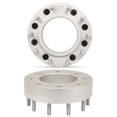 BOTRAK 8 to 10 lug 2.25" 8x200 to 10x225 Dual Semi Wheel Adapters for ram 3500 ram 4000 ford F350 F450 Super Duty