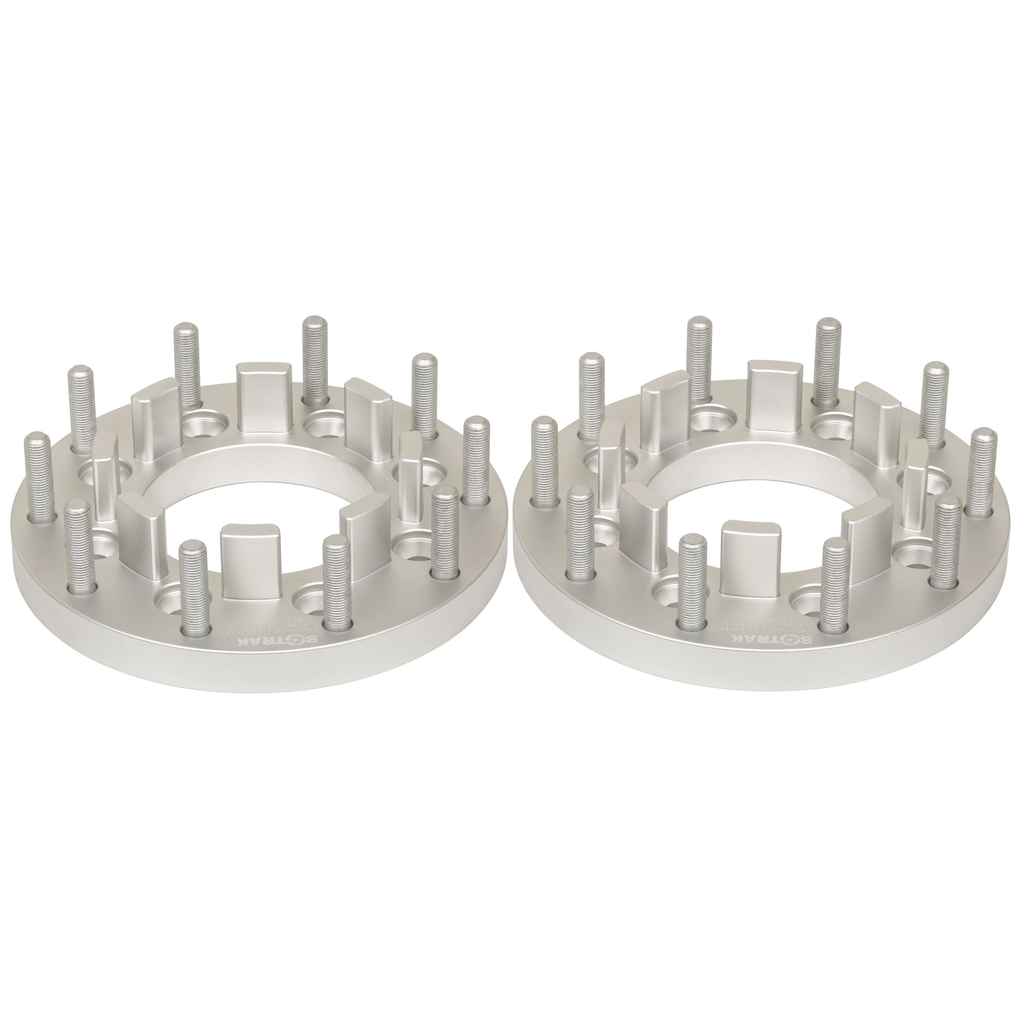BOTRAK 8x180 to 10x225 Forged Dually Wheel Spacer Adapter 8 to 10 Lug for GMC Sierra Chevy Silverado 2500 3500