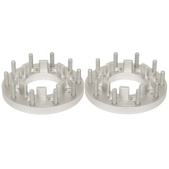 BOTRAK 8x180 to 10x225 Forged Dually Wheel Spacer Adapter 8 to 10 Lug for GMC Sierra Chevy Silverado 2500 3500