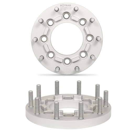 BOTRAK 8 to 10 Lug 8x6.5 to 10x225 Semi Single Wheel Spacer Adapter for ford F250 F350 2WD 4WD