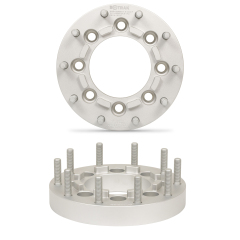 BOTRAK 8 to 10 Lug 8x170 to 10x225 19.5" Rim Semi Truck Wheel Spacers Adapters for ford F250 F350 Single Wheel