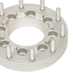 BOTRAK 8 Lug to 10 Lug 8x6.5 to 10x225 19.5" Semi Wheel Spacers Adapters for dodge ram 2500 3500